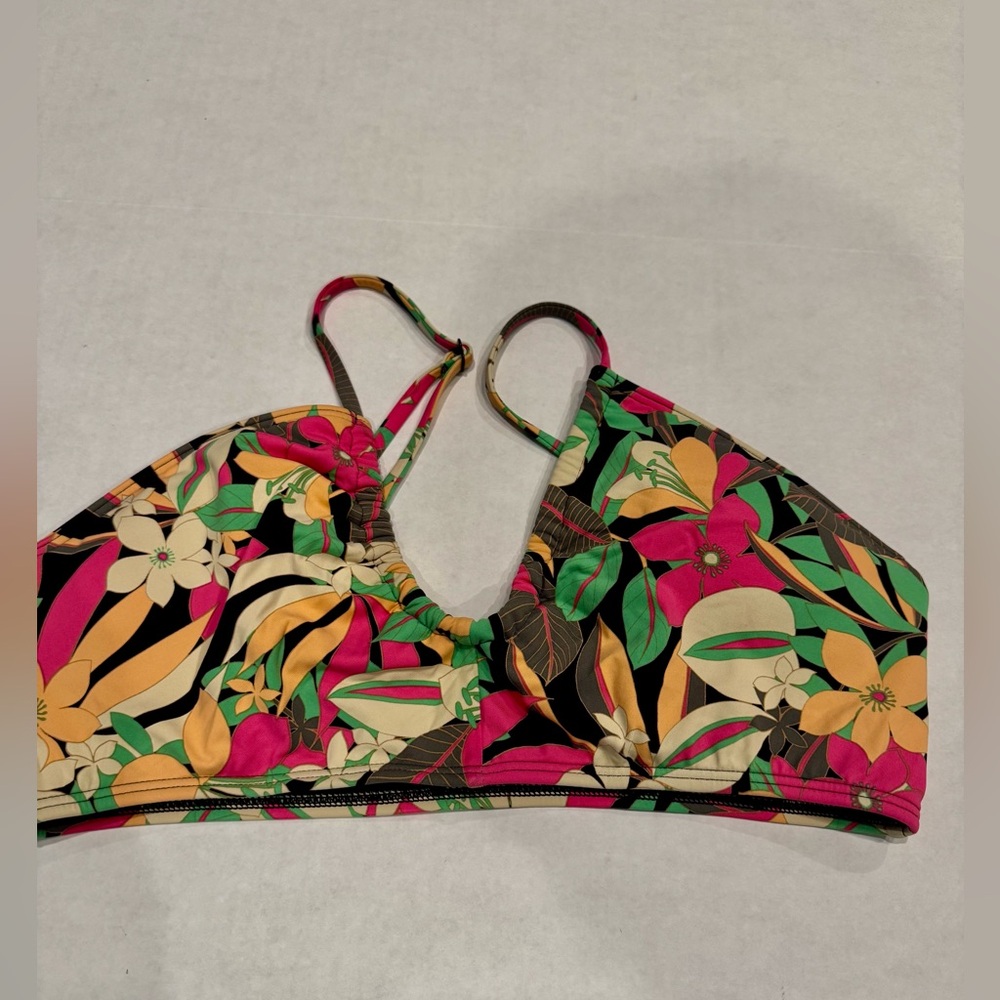 Roxy Multicolor Floral Bikini Top
